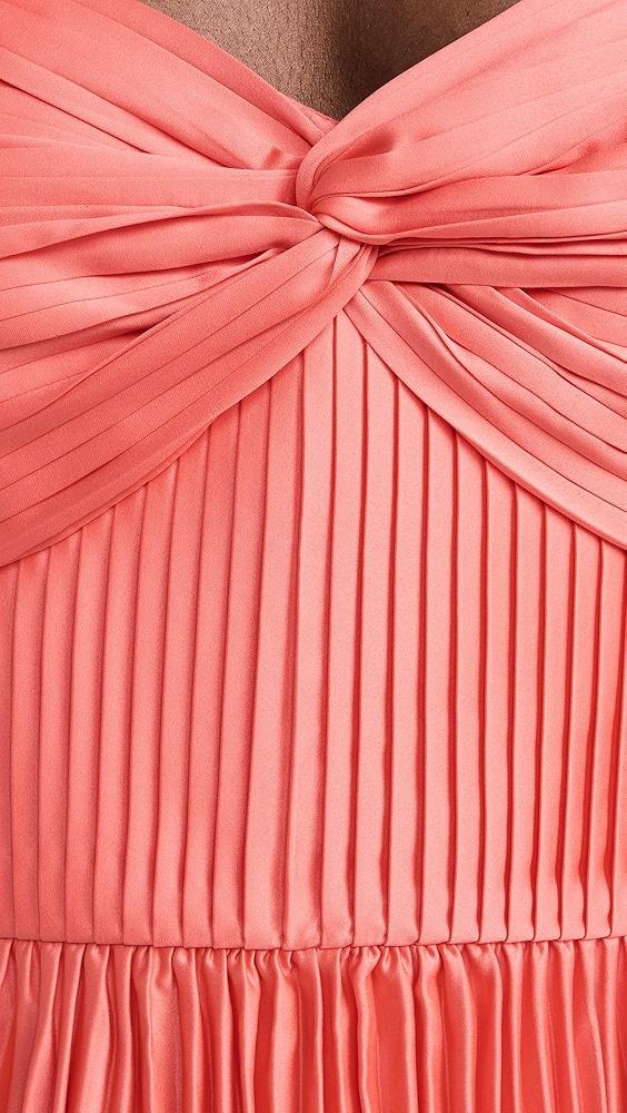 AMUR Krisley Pleated Midi Dress | Shopbop Product Image