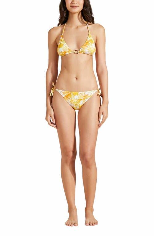 Womens Tahiti Floral Triangle Bikini Top Product Image