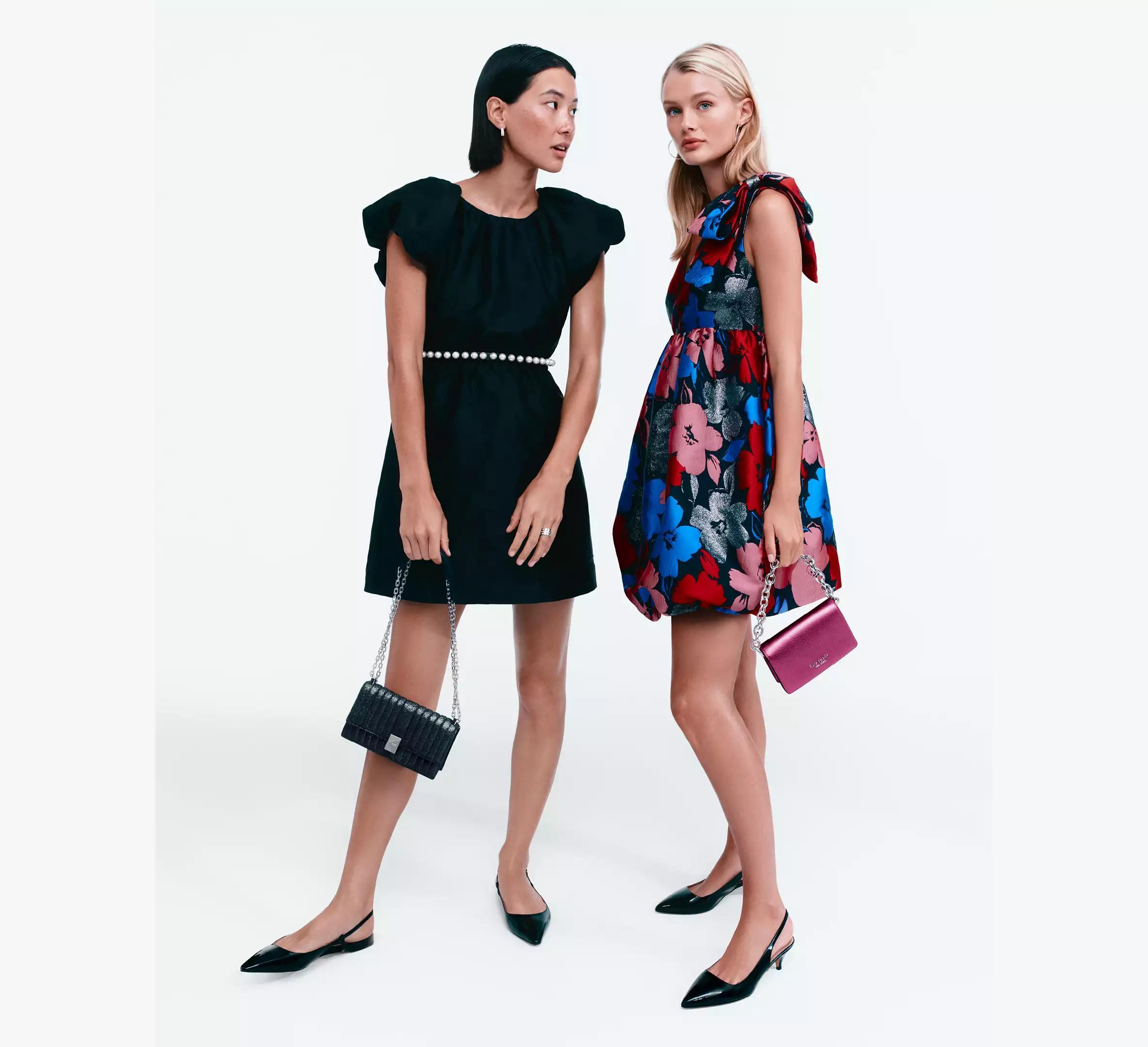Fall Poppies Taffeta Dress Product Image
