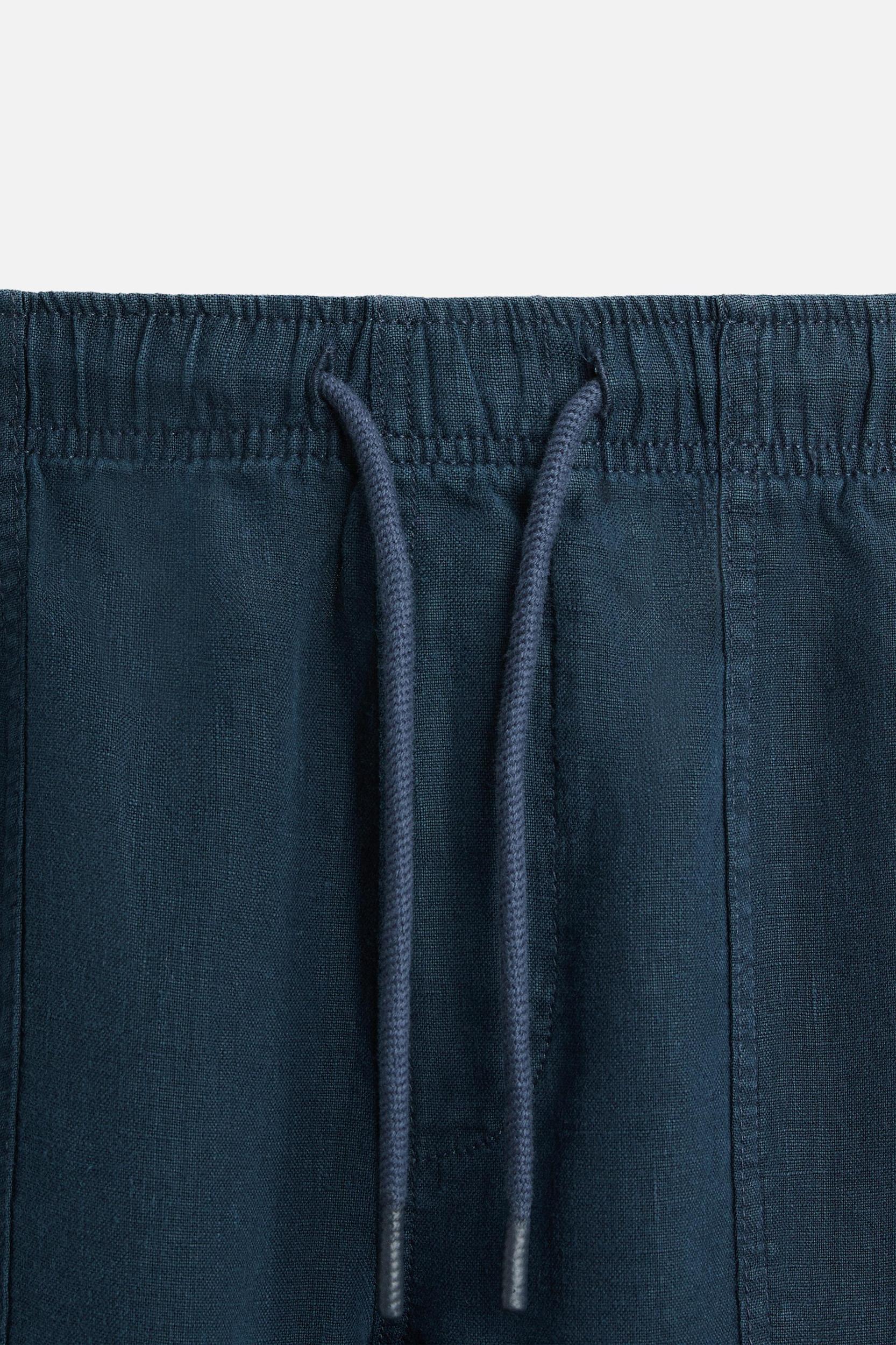 LINEN PANTS IN 100% LINEN Product Image