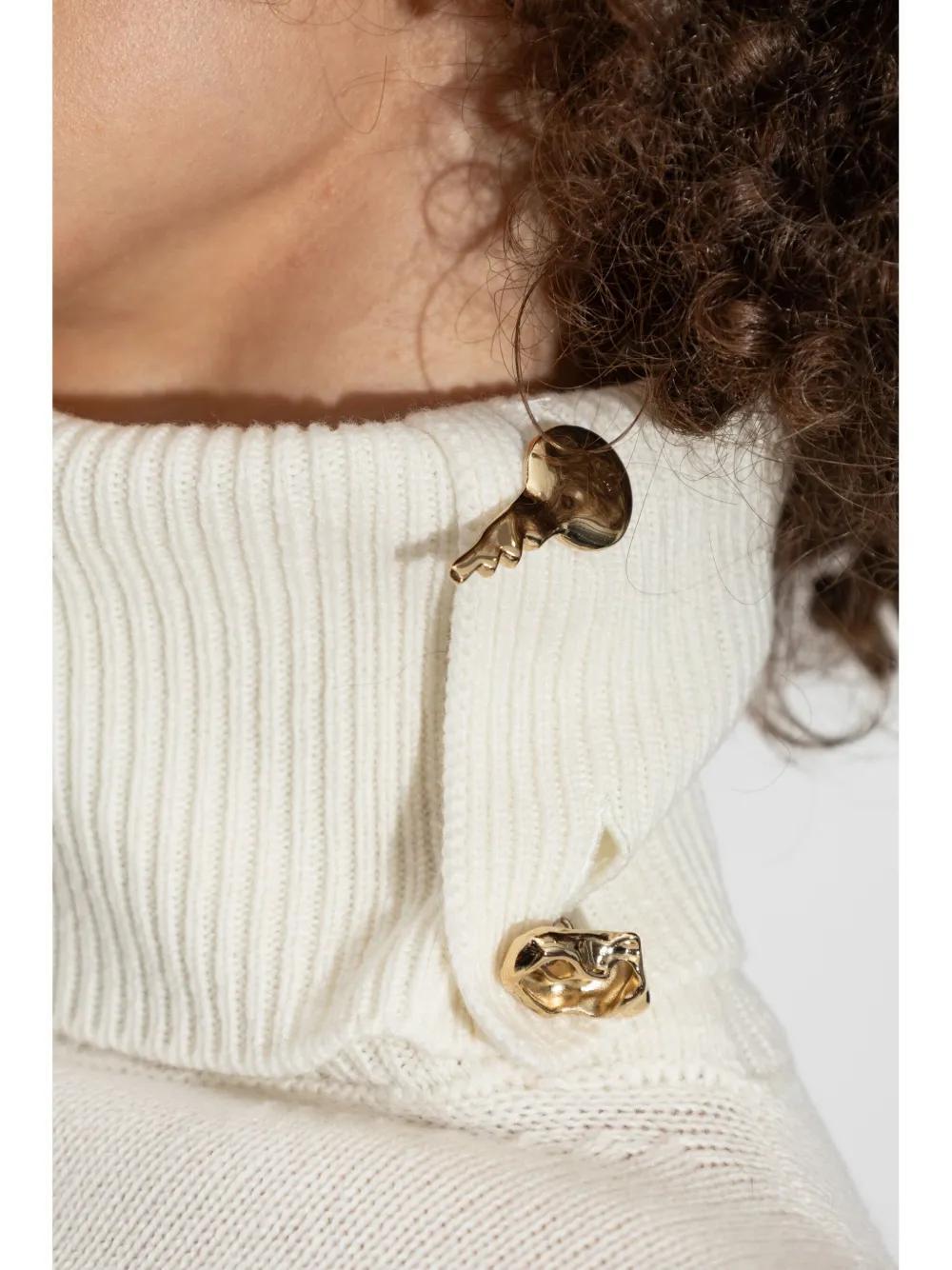 FABIANA FILIPPI Women's Turtleneck Sweater In White Product Image