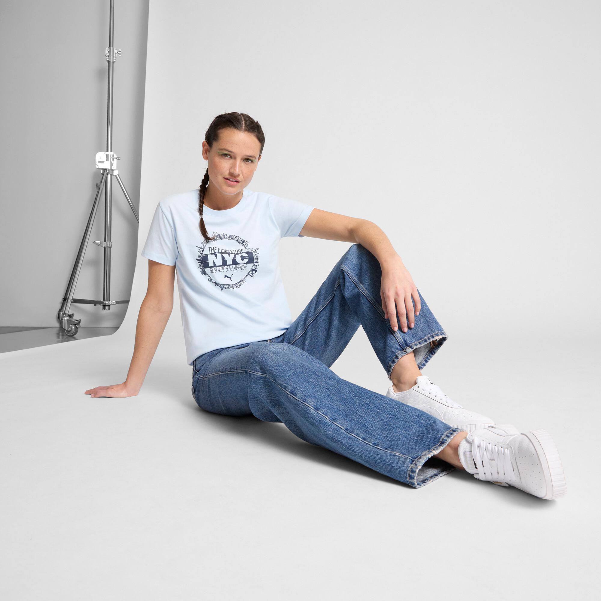 PUMA GRAPHICS NYC Skyline Women's T-Shirt Product Image