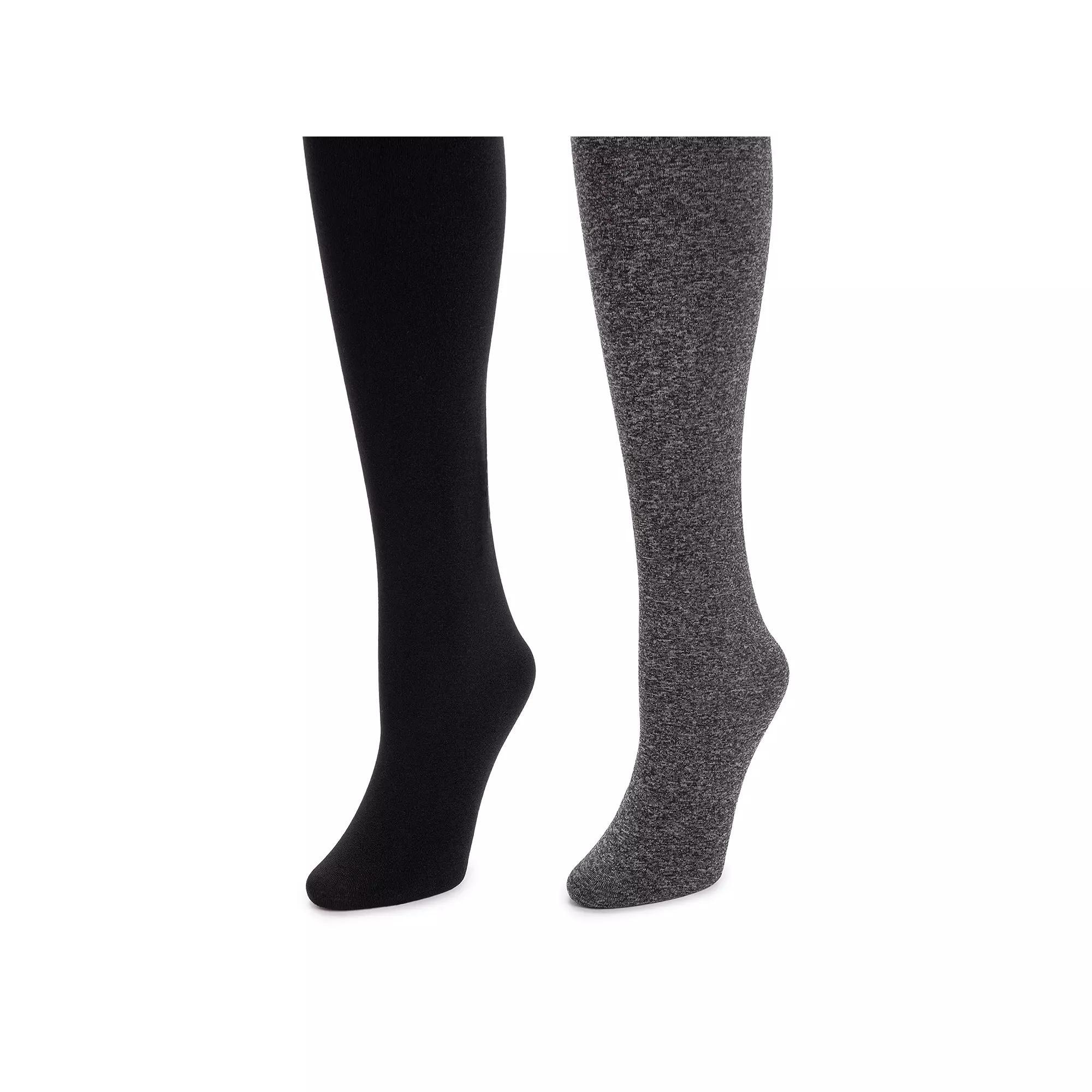 Womens MUK LUKS 2 Pack Fleece Lined Tights Product Image