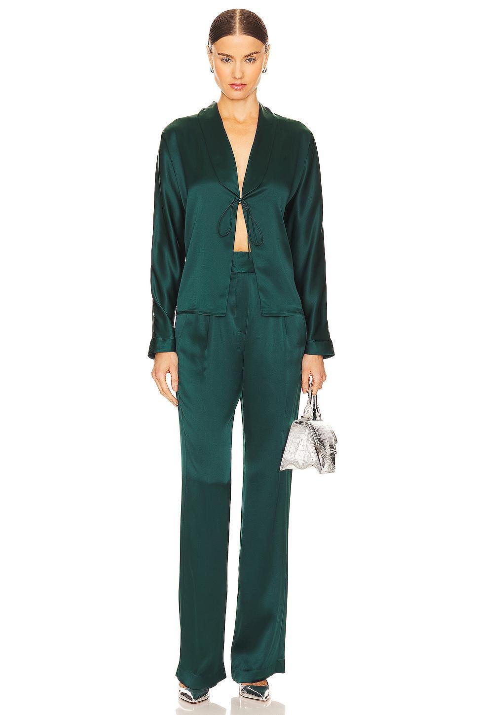 Shawl Collar Blouse The Sei Product Image