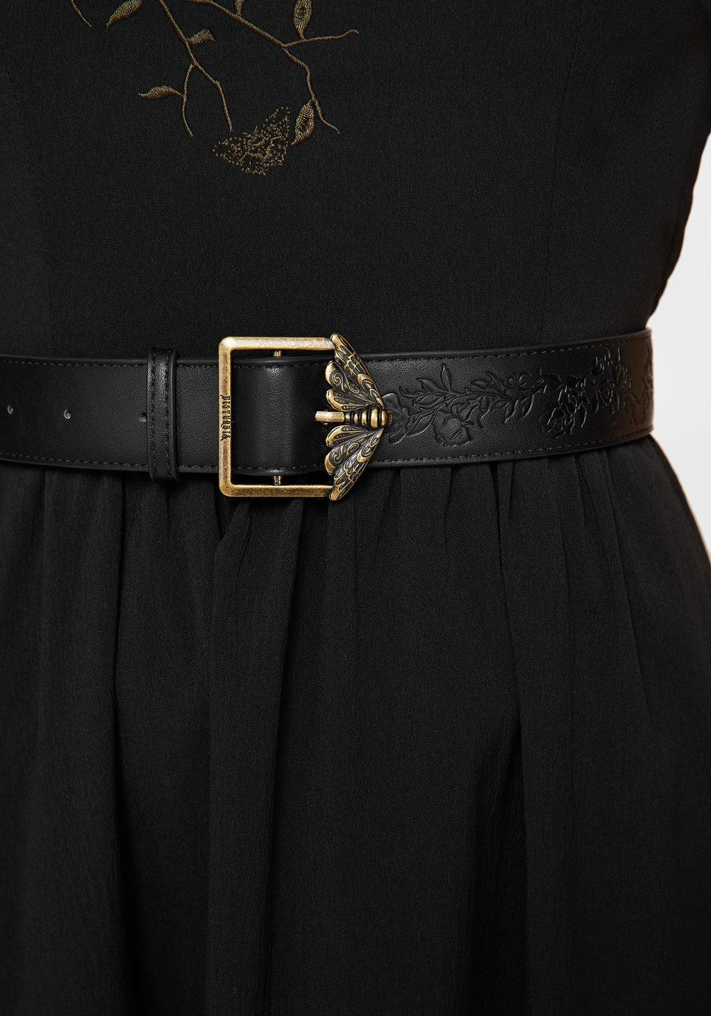 Rosamoth Debossed Buckle Belt Product Image