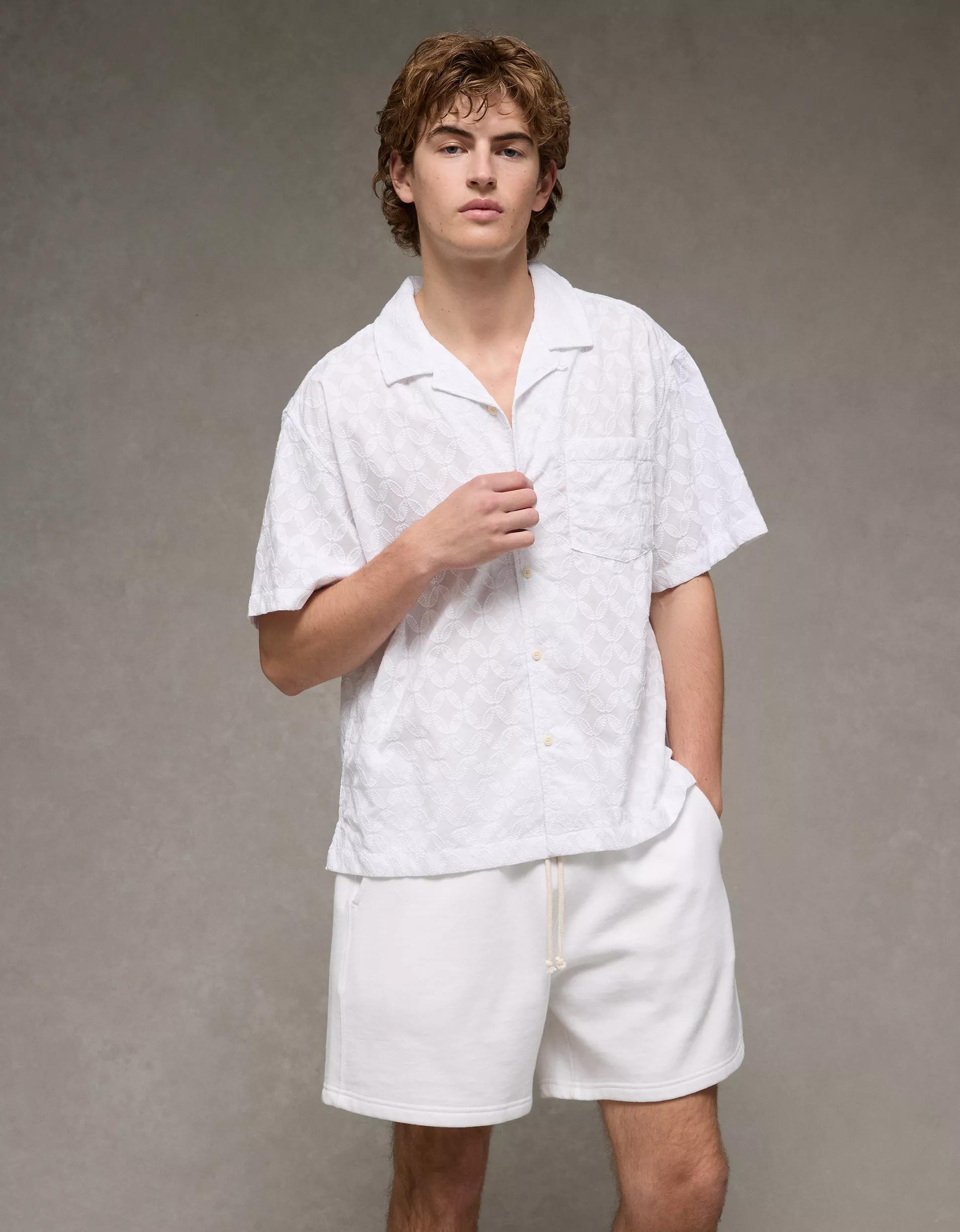 AE Poolside Button-Up Shirt Product Image