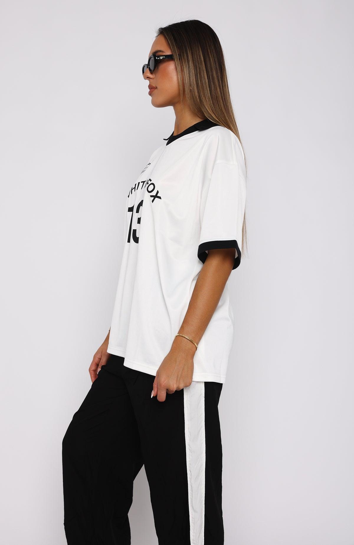 Take The Chance Oversized Jersey White Product Image