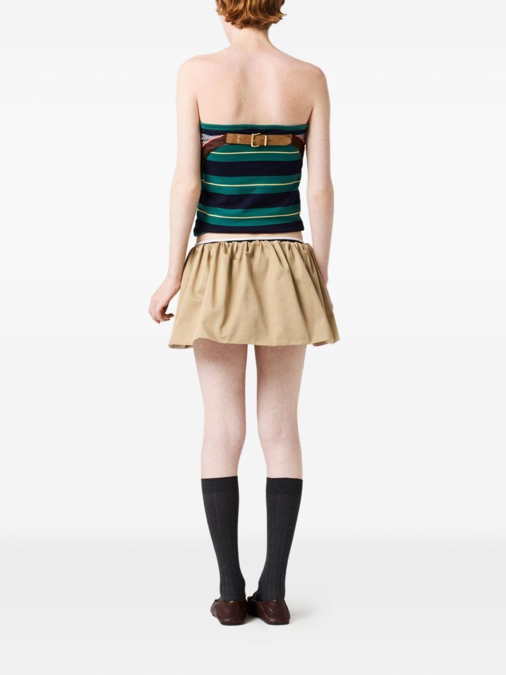 elasticated-waist miniskirt Product Image