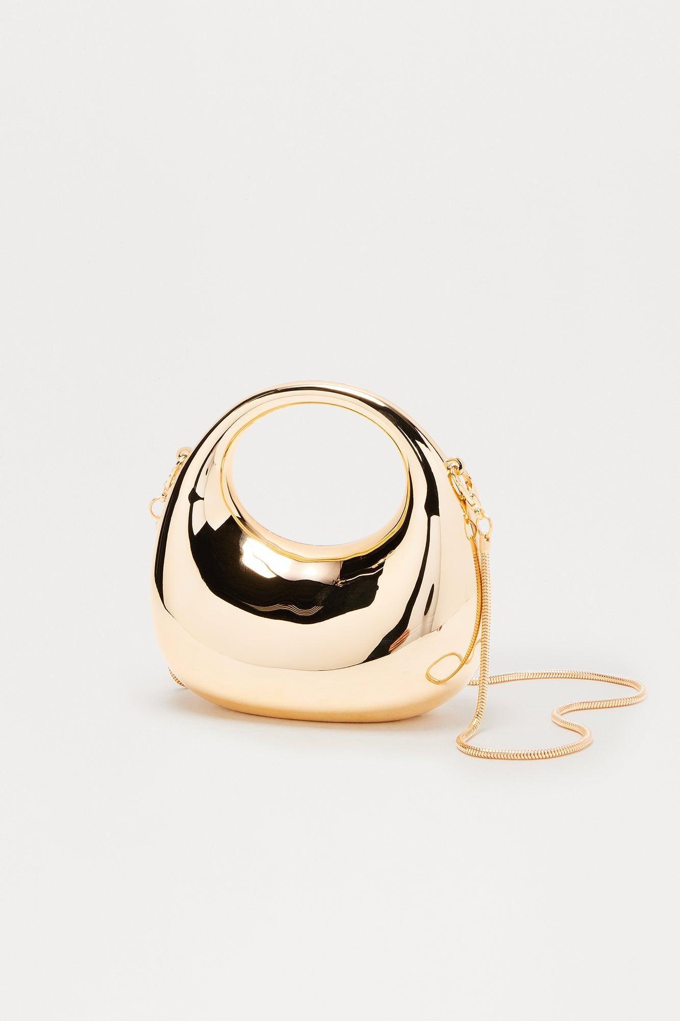 My Mini Me Metal Clutch - Gold Product Image