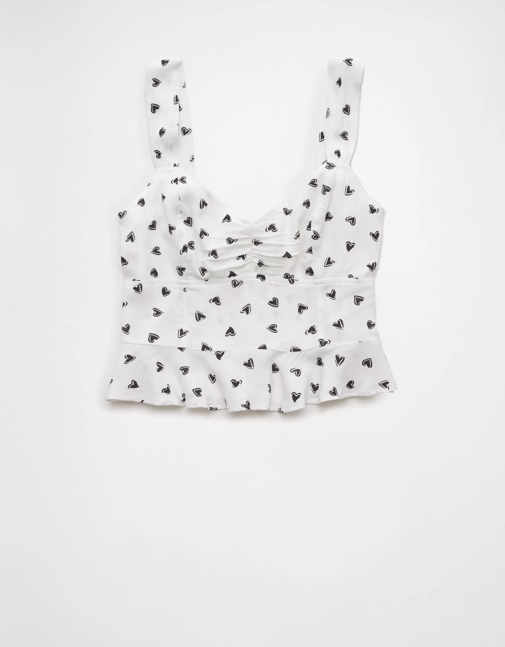 AE Square Neck Corset Tank Top Product Image