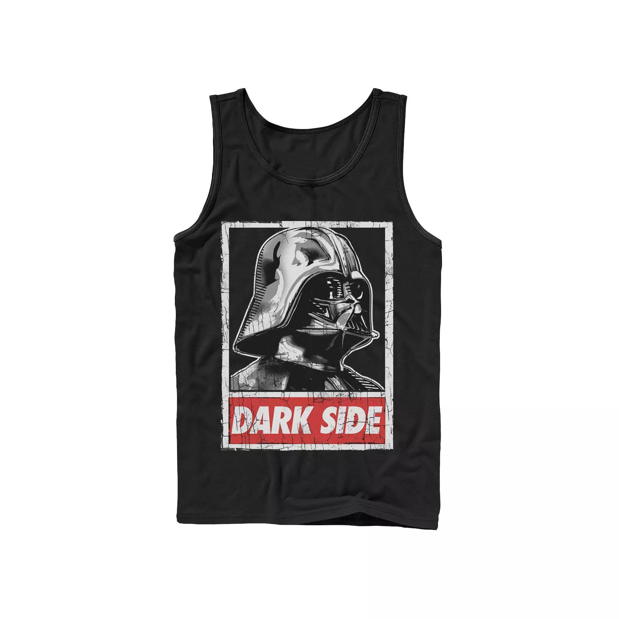 Men's Star Wars Darth Vader Dark Side Profile Tank Top, Size: XL, Black Product Image