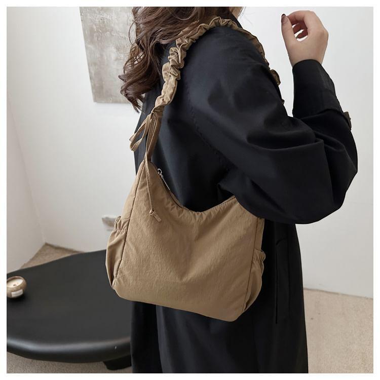 Plain Nylon Crossbody Bag Product Image