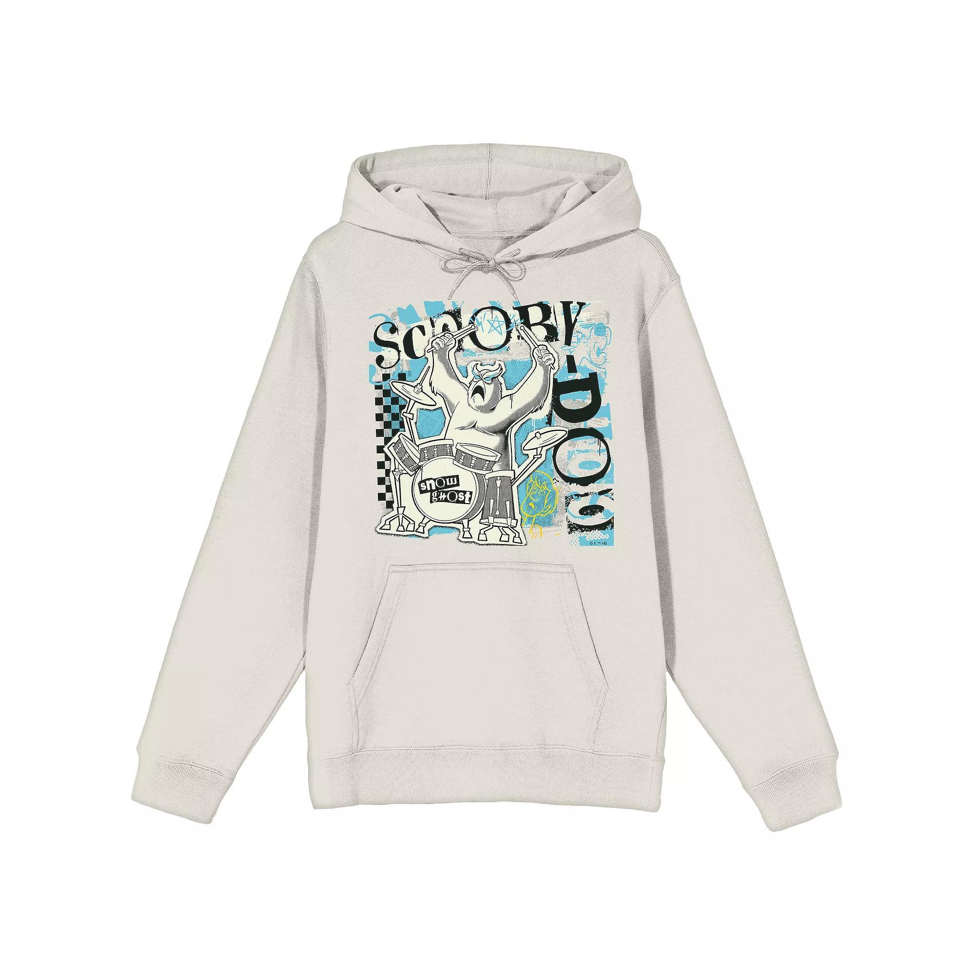 Men's Scooby-Doo Snow Ghost Graphic Hoodie, Size: XL, Off White Product Image