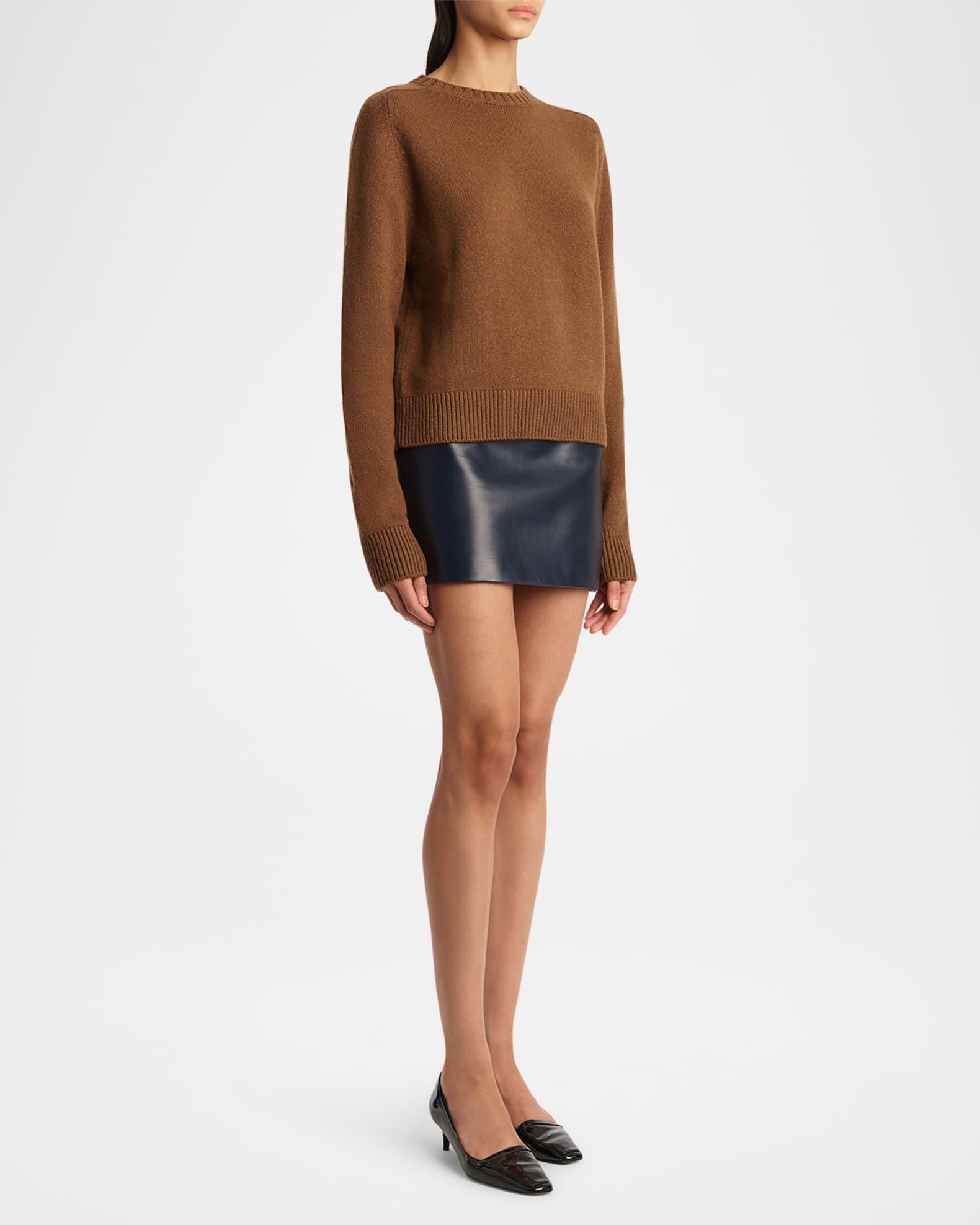 Jett Leather Mini Skirt Product Image