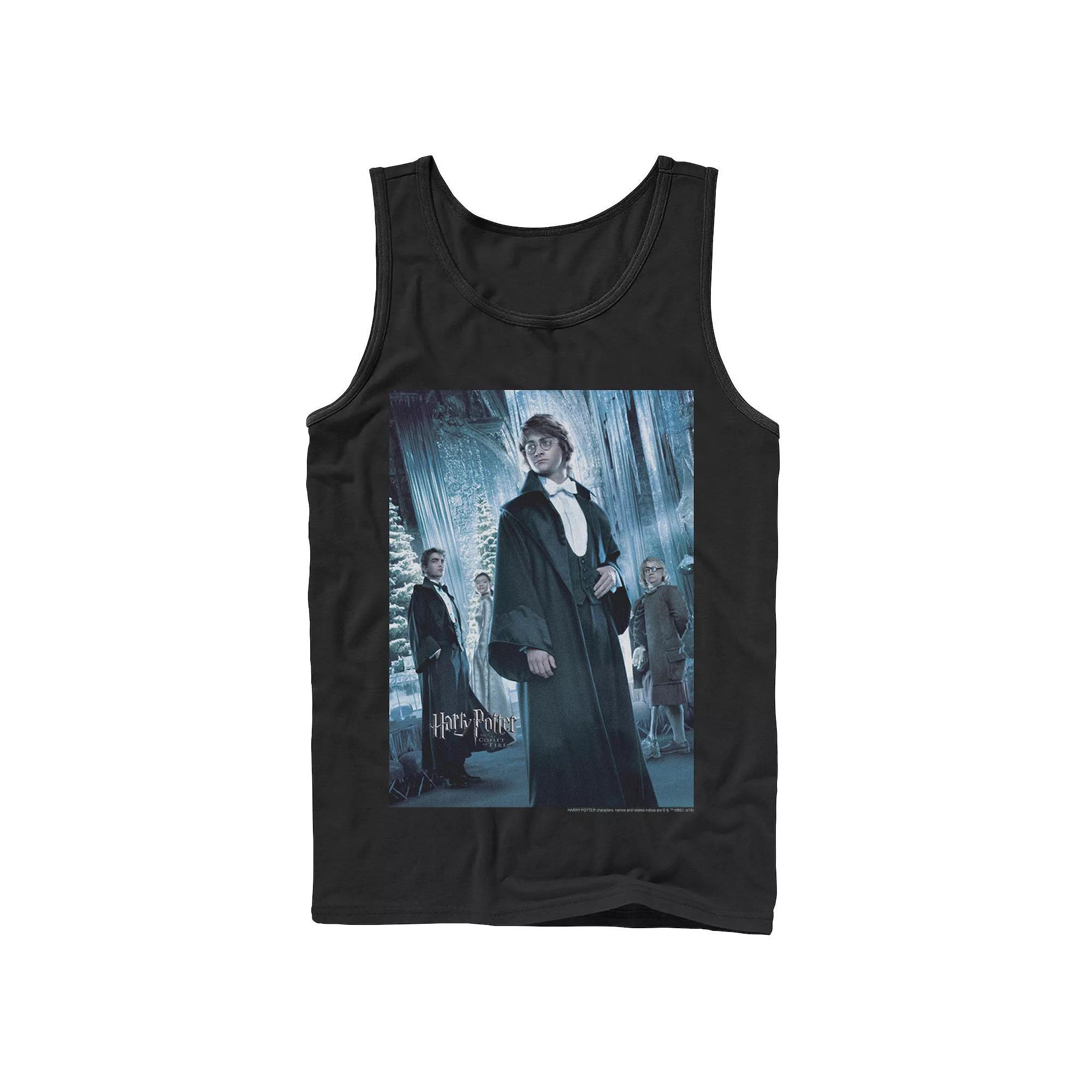 Mens Harry Potter Goblet Of Fire Yule Ball Character Poster Graphic Tank Top Product Image