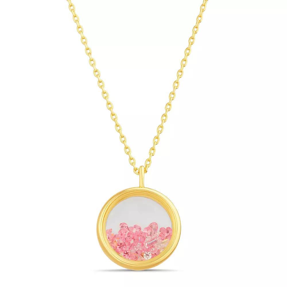 Paige Harper Color Therapy Gold Tone Cubic Zirconia Shaker Necklace, Womens, Size: 16+3 Product Image