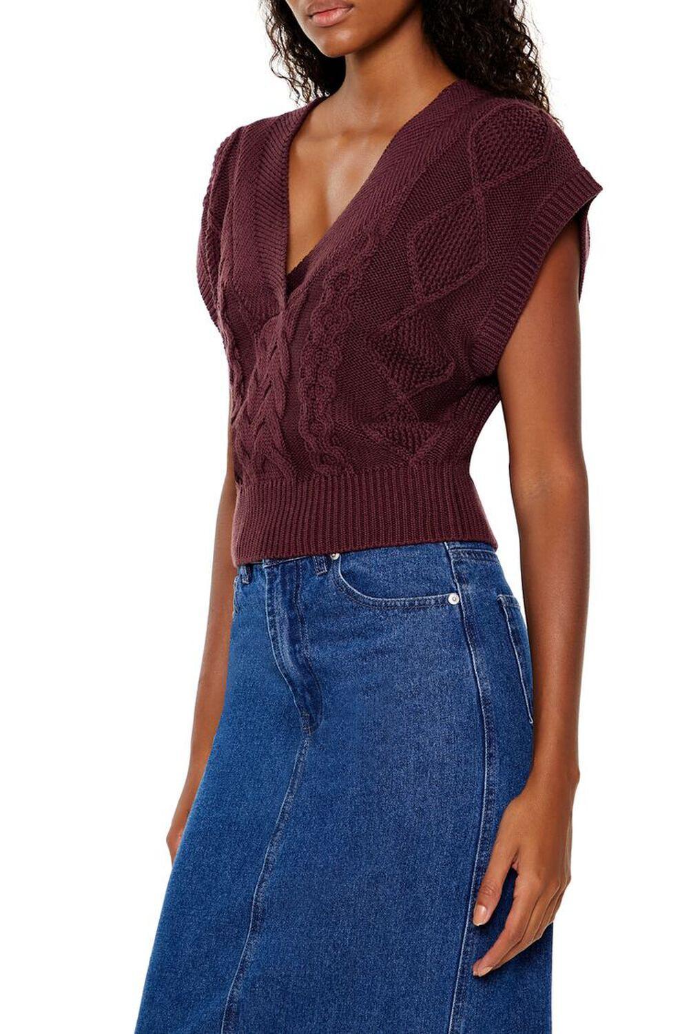 Cable Knit Sweater Vest | Forever 21 Product Image