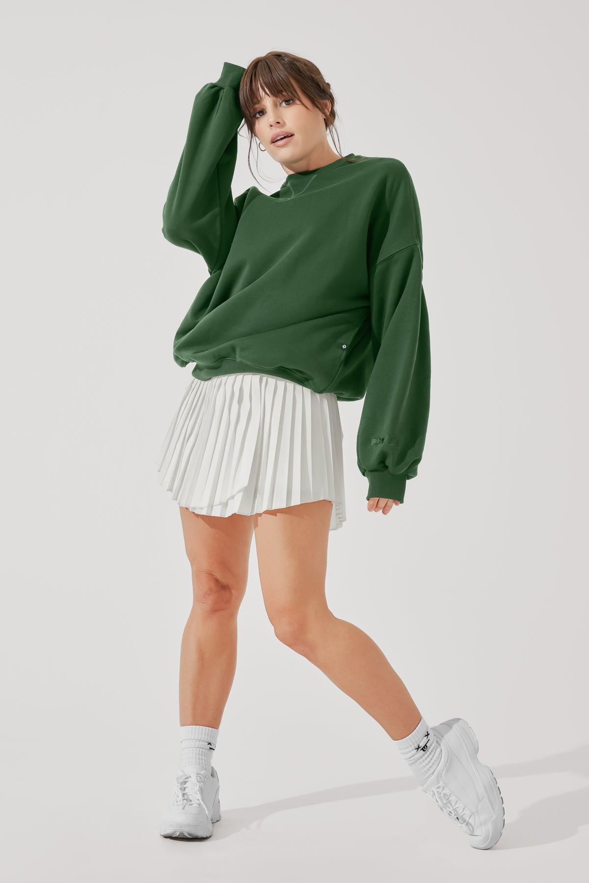 Cloud Crewneck Sweater - Merlot Product Image