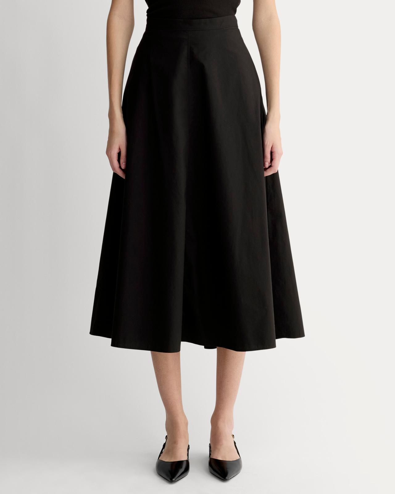 Womens Midi Skirt in Ultrasoft Cotton by Everlane Product Image