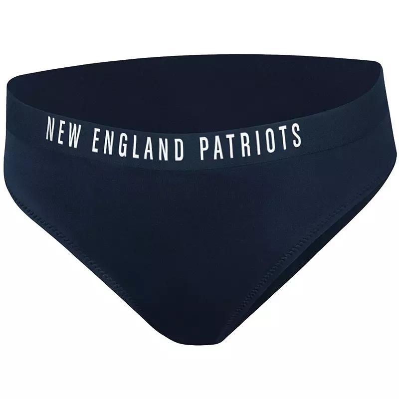 Women's G-III 4Her by Carl Banks Navy New England Patriots All-Star Bikini Bottom, Size: Small, Blue Product Image