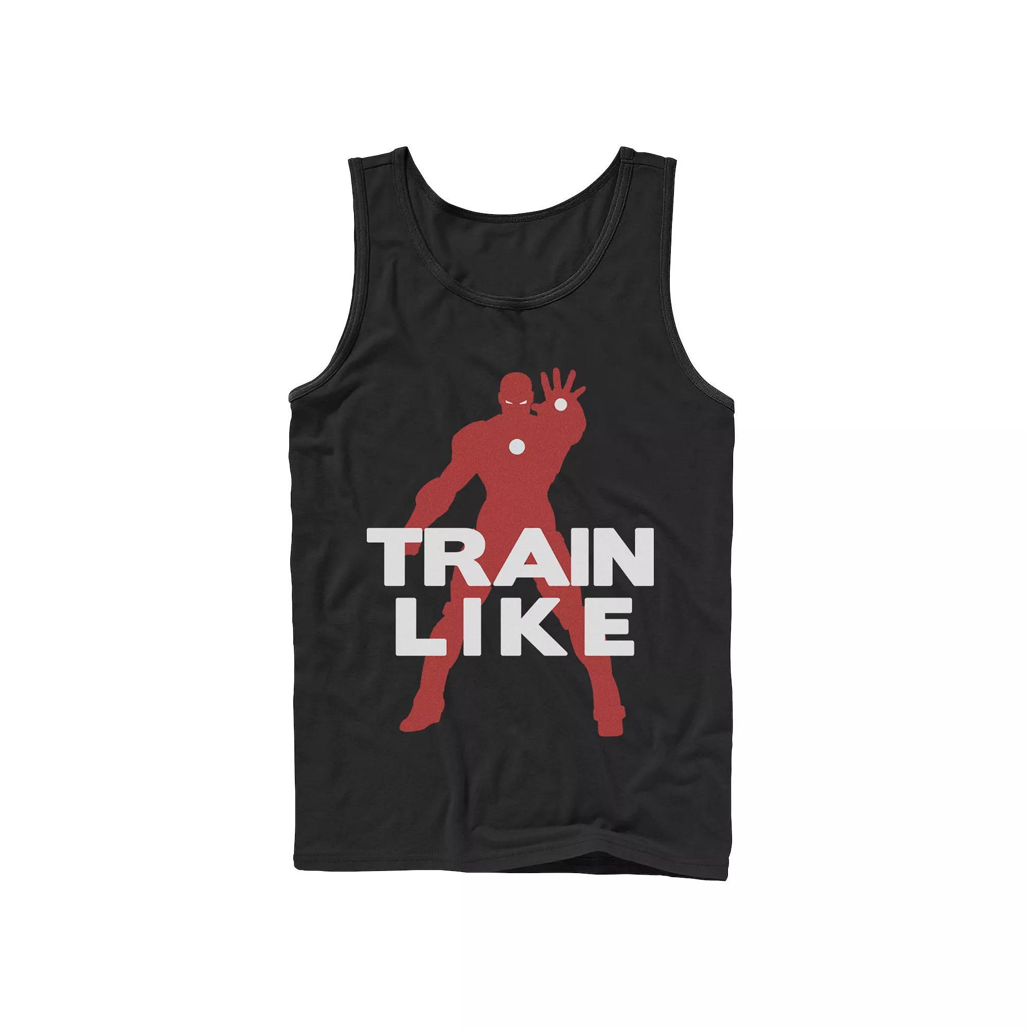 Mens Marvel Train Like The Avengers Outline Portrait Tank Top, Boys Product Image