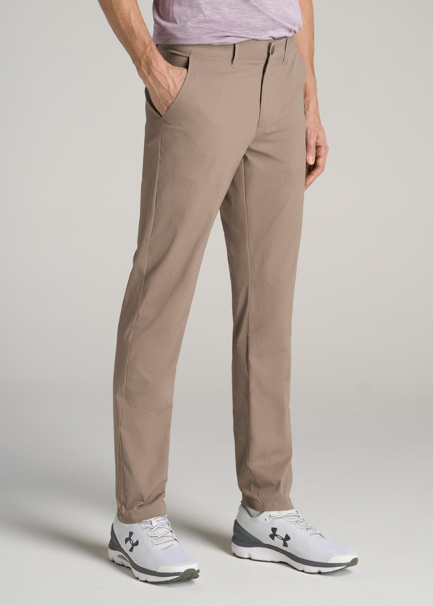 TAPERED FIT Traveler Chino Pants for Tall Men in Light Khaki Product Image