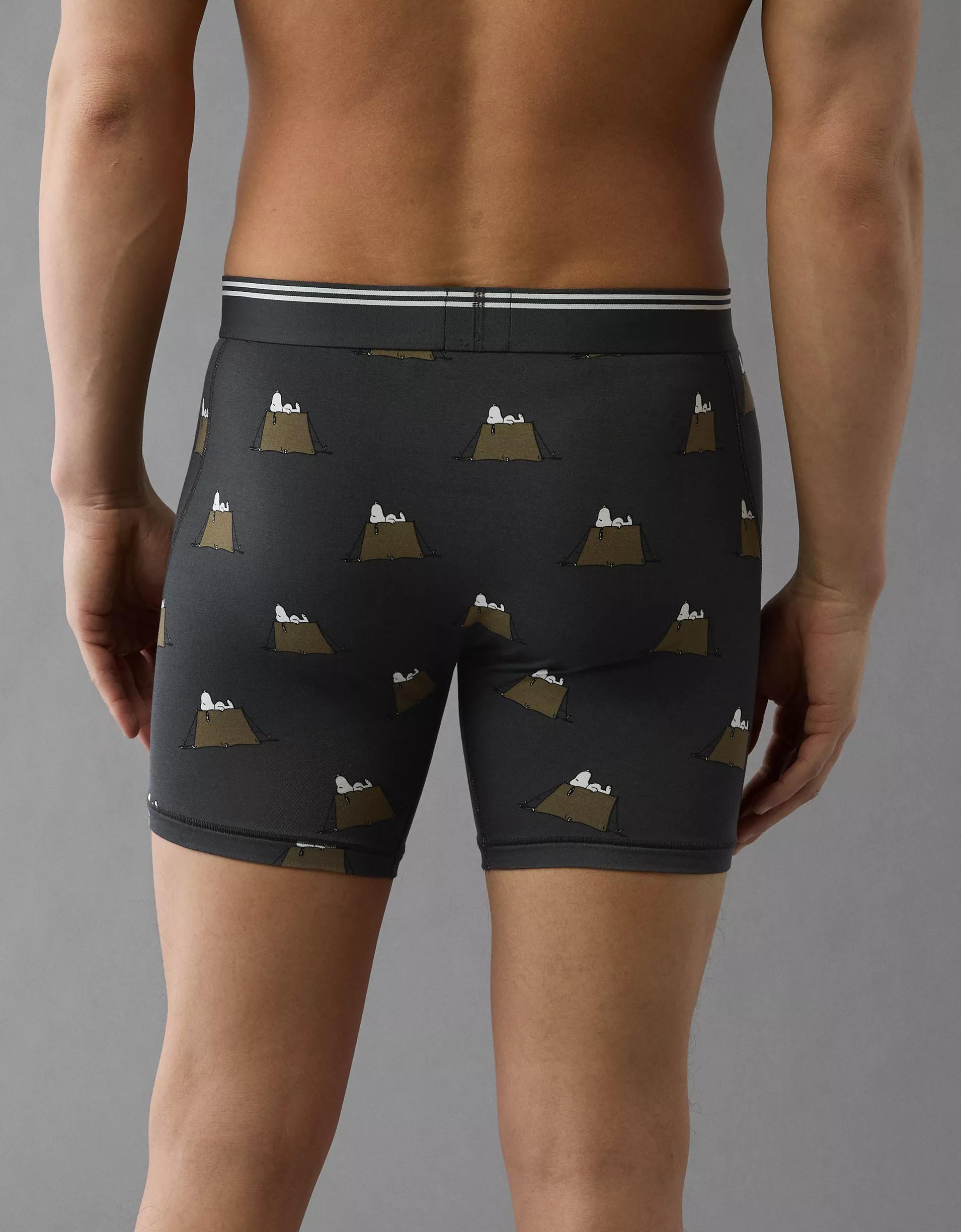 AEO Men's Snoopy Tent 6" Ultra Soft Boxer Brief Product Image