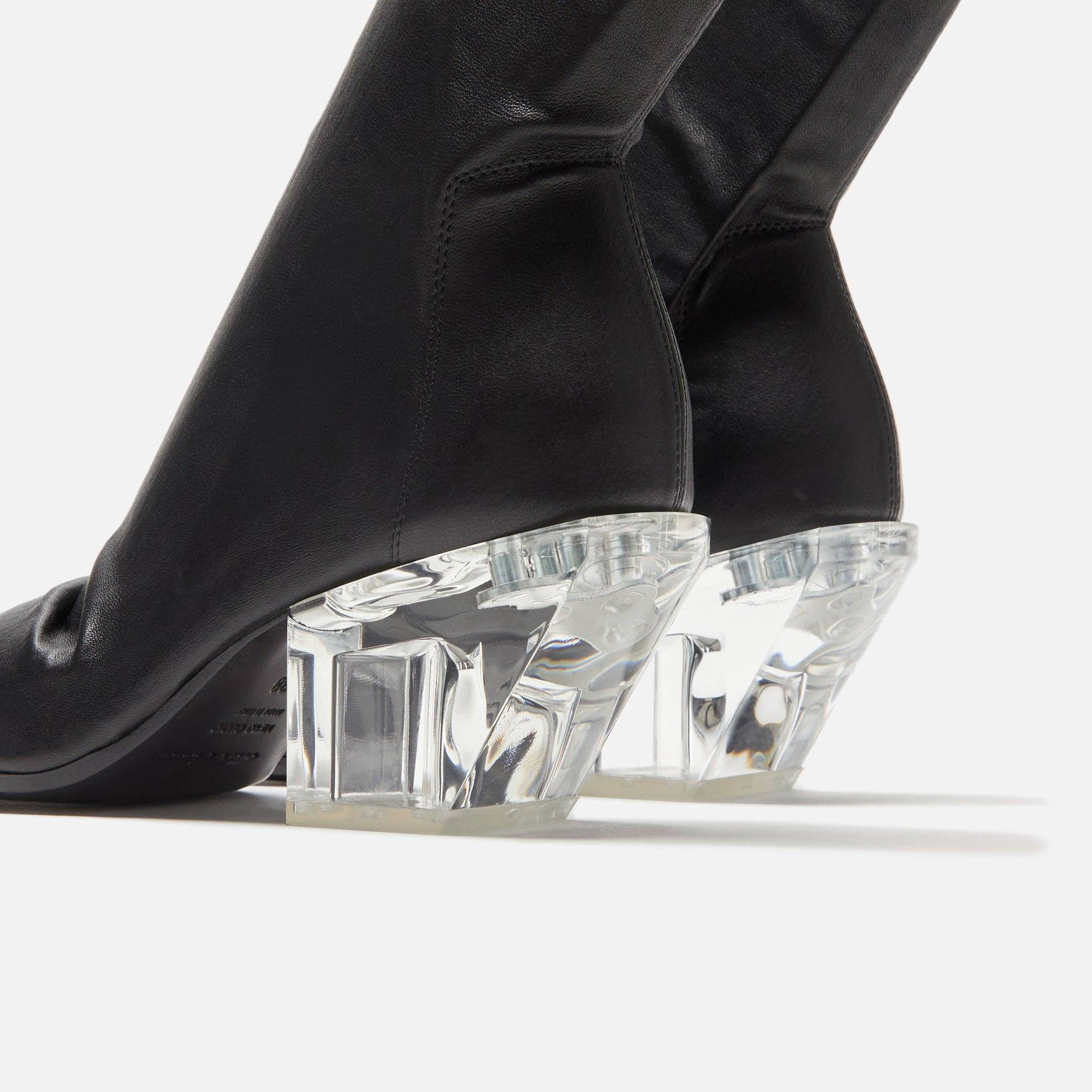 Rick Owens Stretch Sliver - Black / Clear Female Product Image