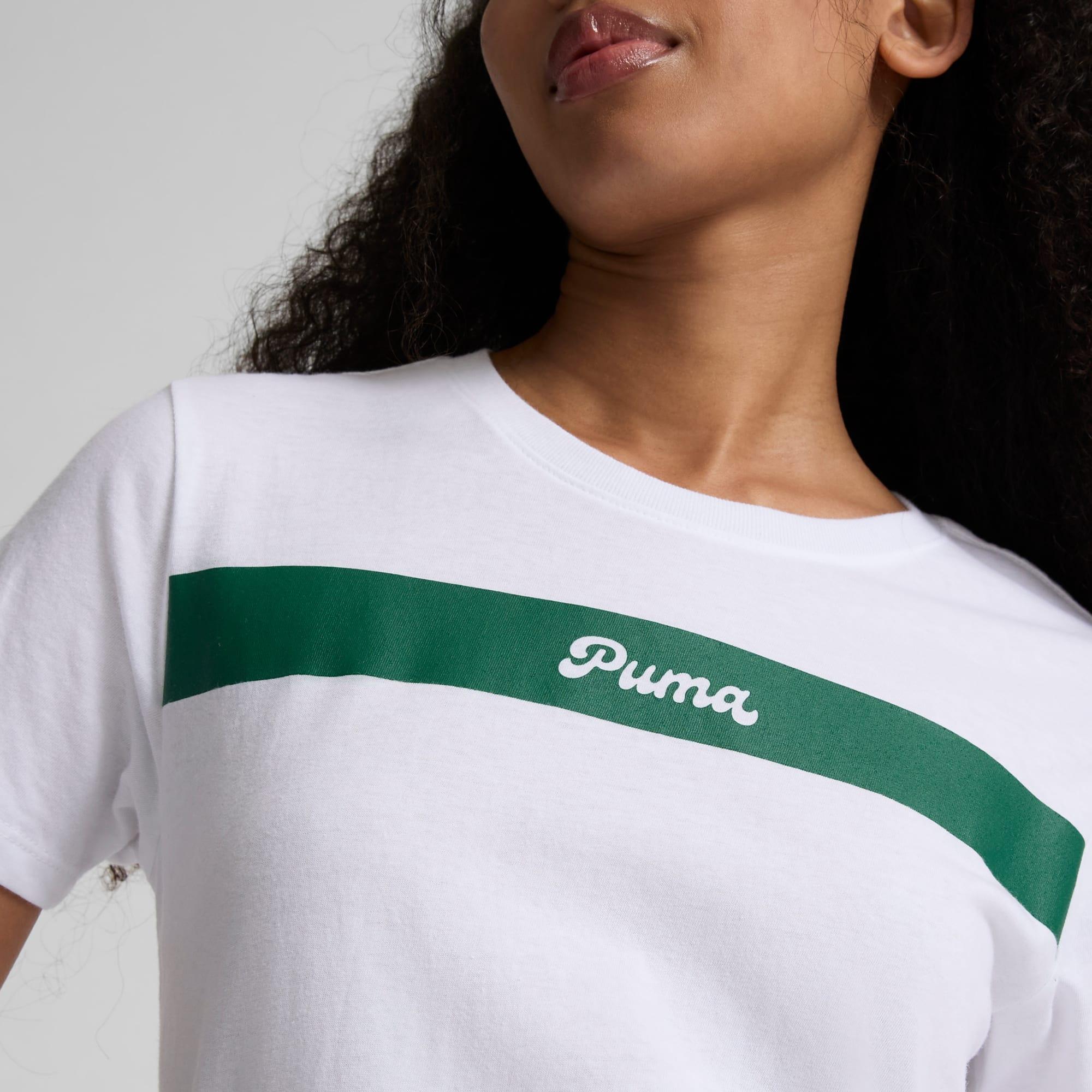 PUMA Upfront Line Logo Womens T-Shirt Product Image
