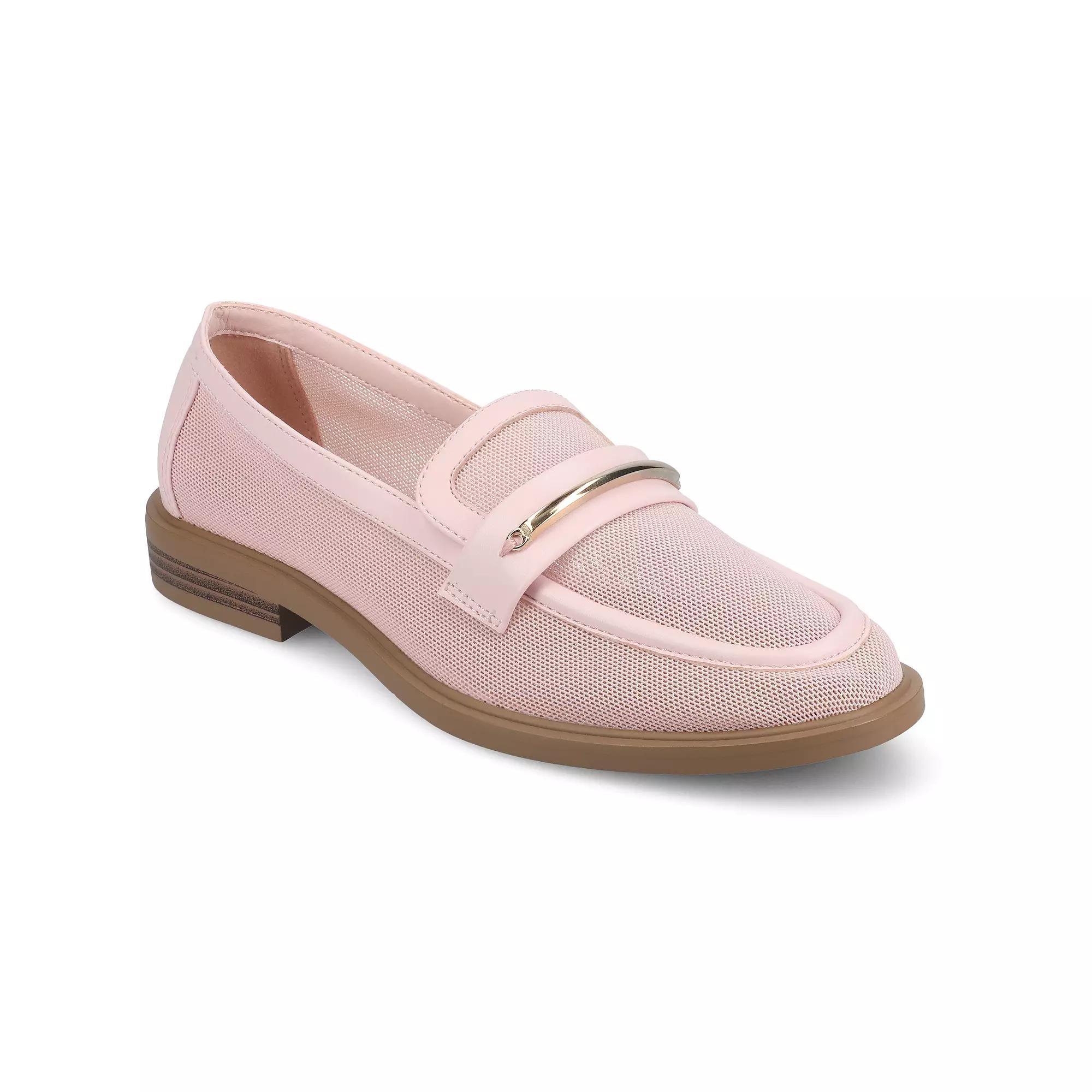 Journee Rainey Womens Slip On Mesh Loafers Product Image