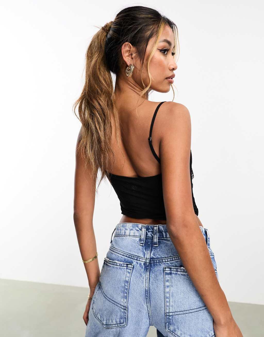 Aria Cove lace cami corset top Product Image
