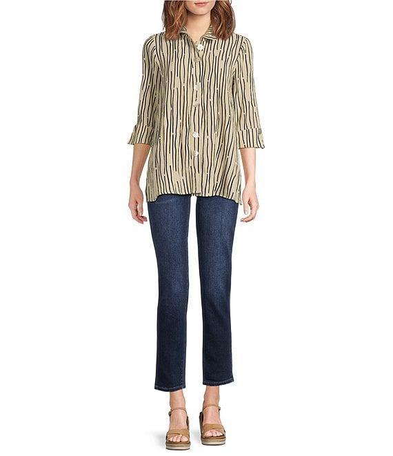 KUT from the Kloth Petite Size Stevie Mid-Rise Straight Leg 5 Pockets Jeans Product Image