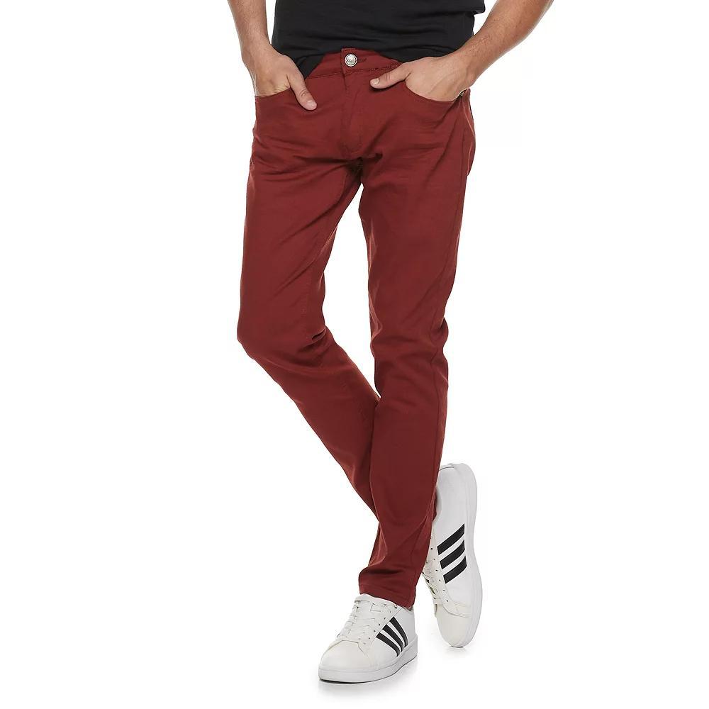 Men's XRAY Slim-Fit Stretch Denim Pants, Size: 38 X 32, Brick Product Image