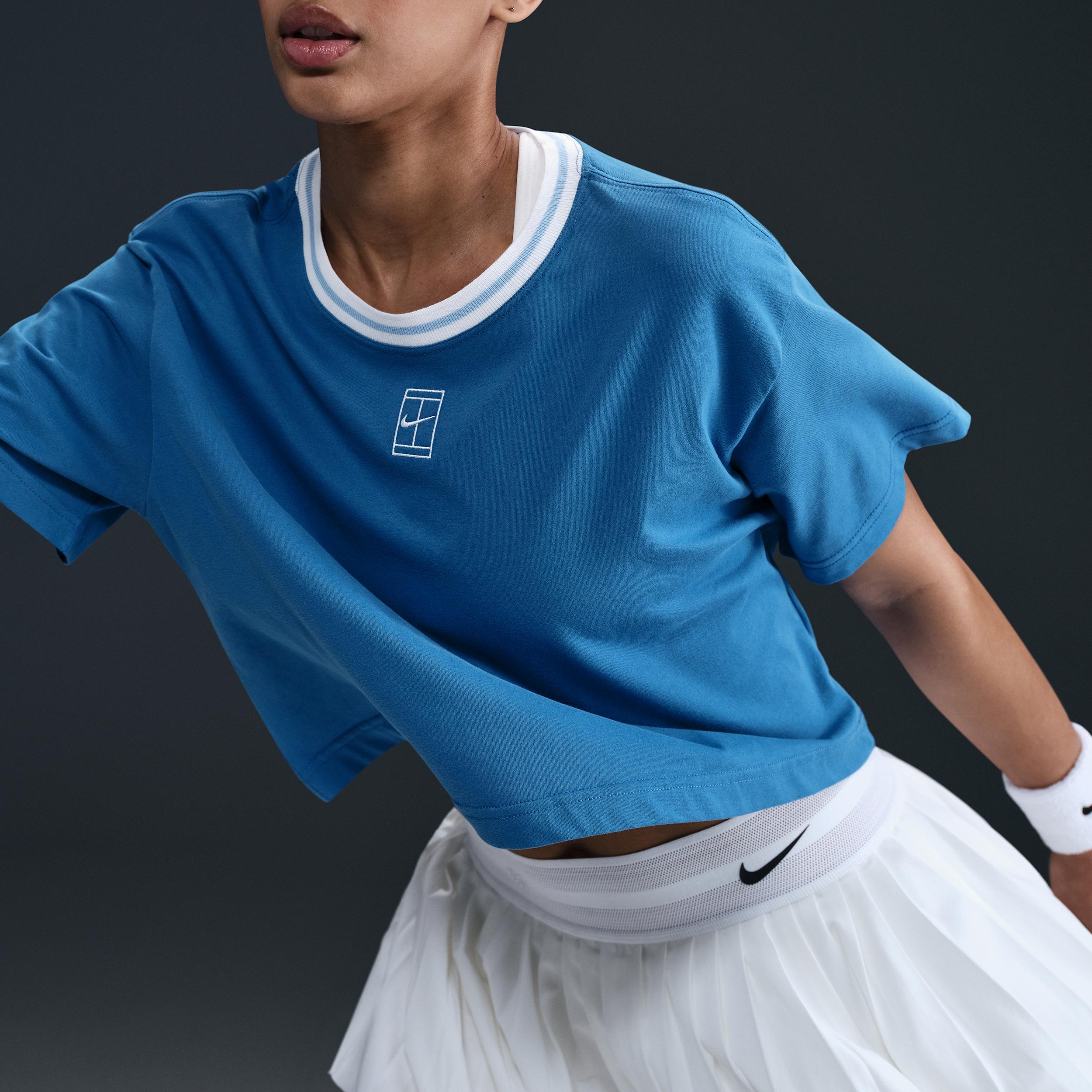 Nike Heritage Women's Dri-FIT Short-Sleeve Cropped T-Shirt Product Image