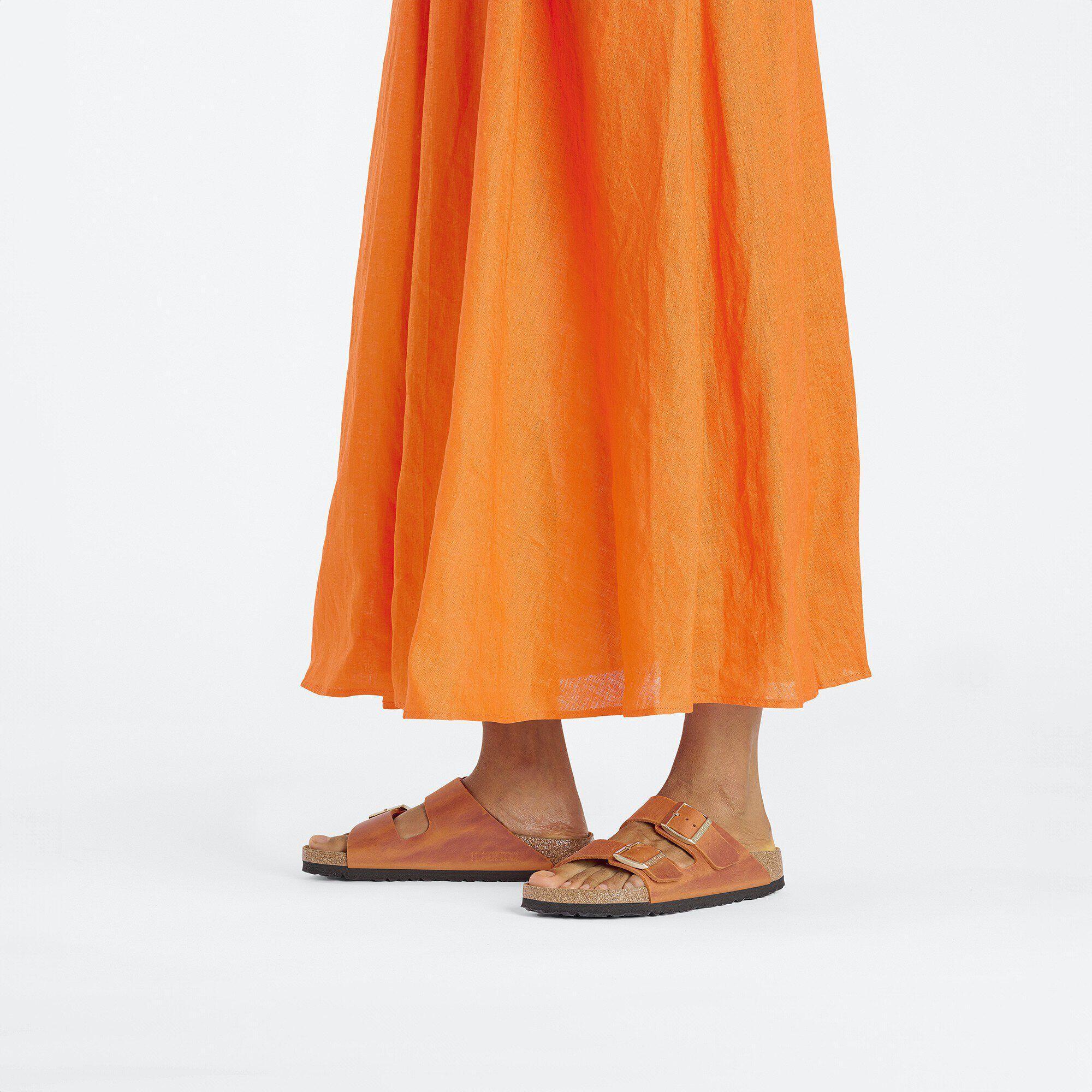 Arizona Soft Footbed Oiled Leather Burnt Orange Product Image