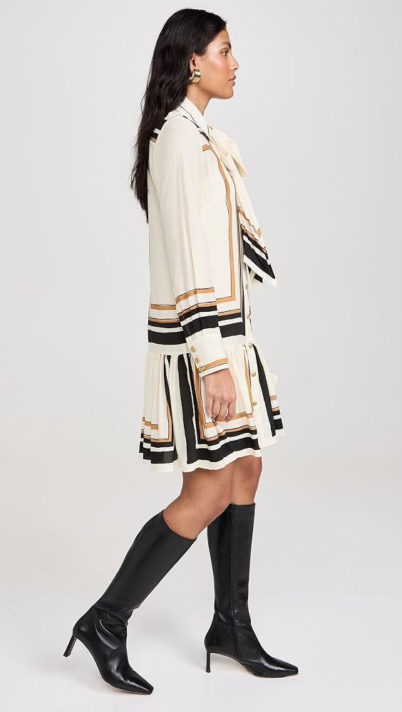 Zimmermann Tie Neck Mini Dress | Shopbop Product Image