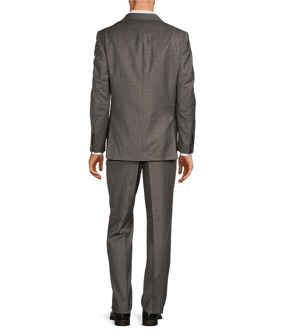 Hickey Freeman Classic Fit Flat Front Solid Pattern 2-Piece Suit Product Image
