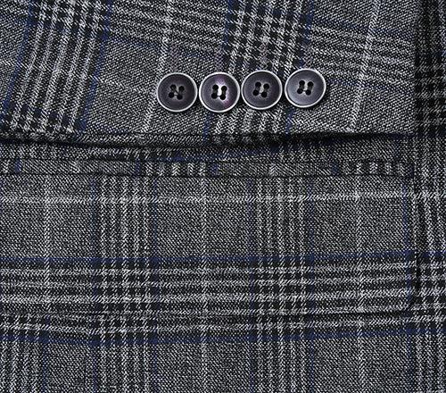 Classic Regular Fit Blazer Windowpane Pattern in Gray Product Image