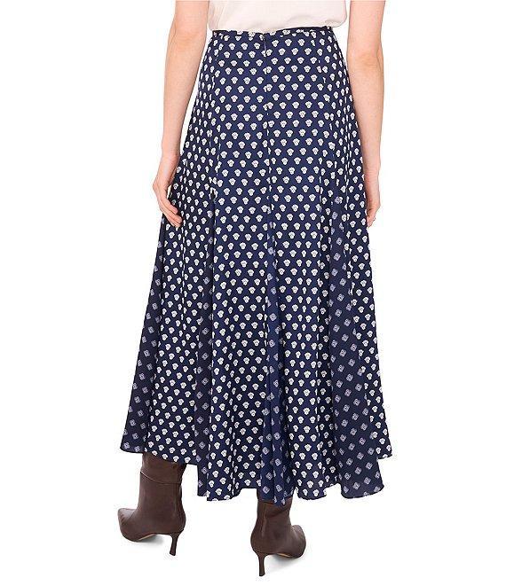 1. STATE Woven Printed Hanky Maxi A-Line Skirt Product Image