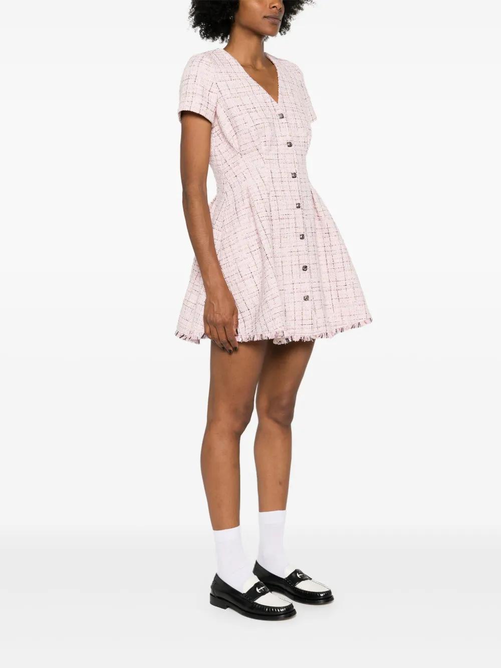 tweed babydoll dress Product Image