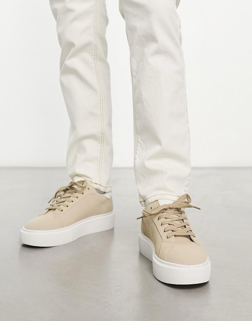 ASOS DESIGN chunky lace-up sneakers Product Image
