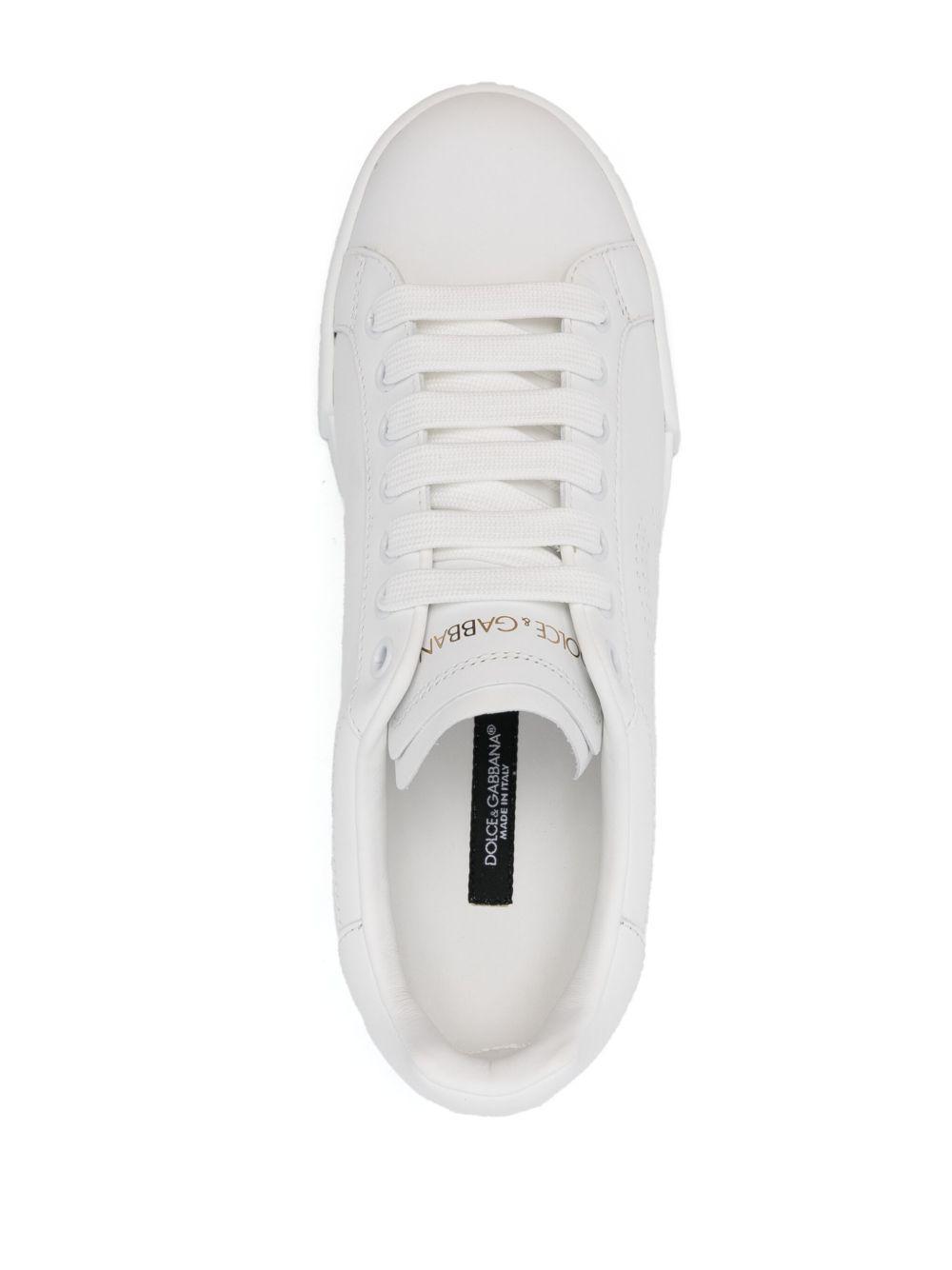 Portofino perforated-logo leather sneakers Product Image