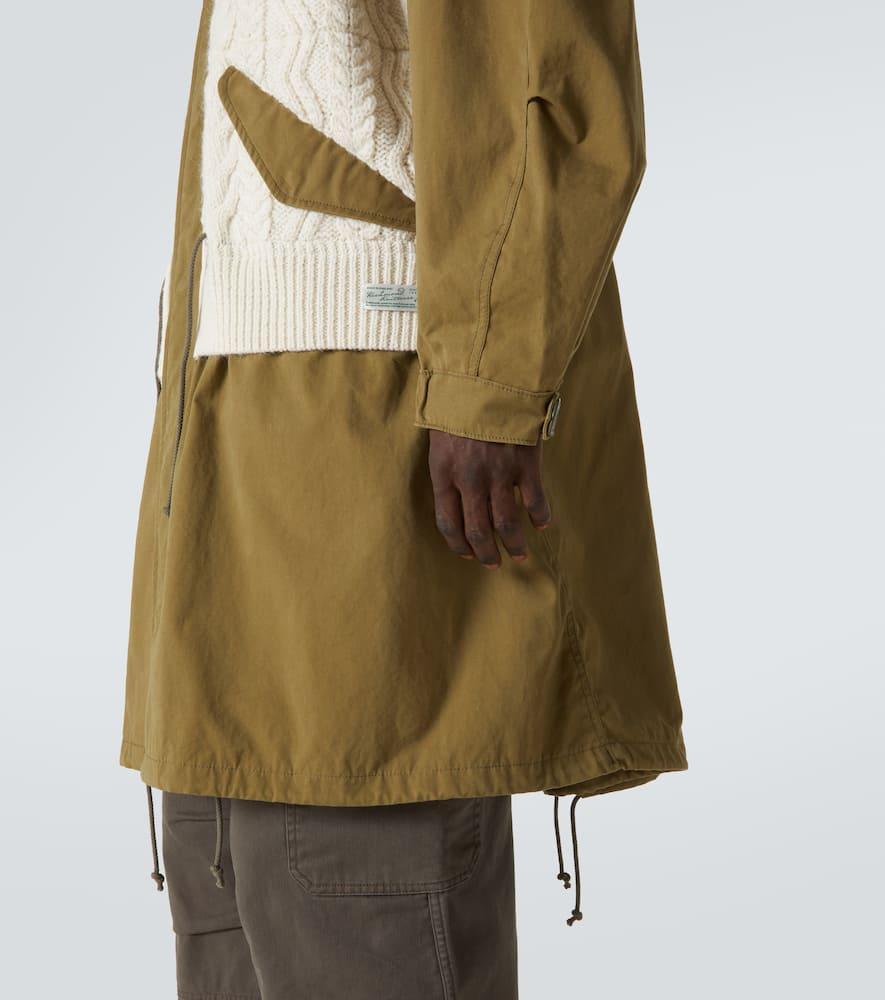JUNYA WATANABE Aran Wool-trimmed Cotton Jacket In Multicolor Product Image