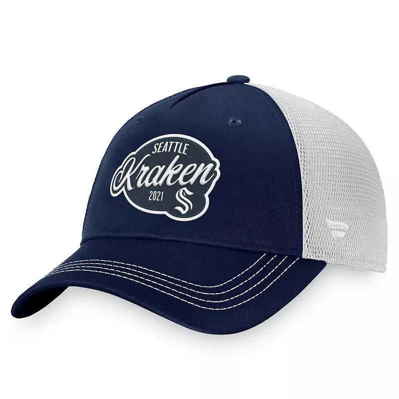 Men's Top of the World Black/White Georgetown Hoyas Stockpile Trucker Snapback Hat, Grg Black Product Image