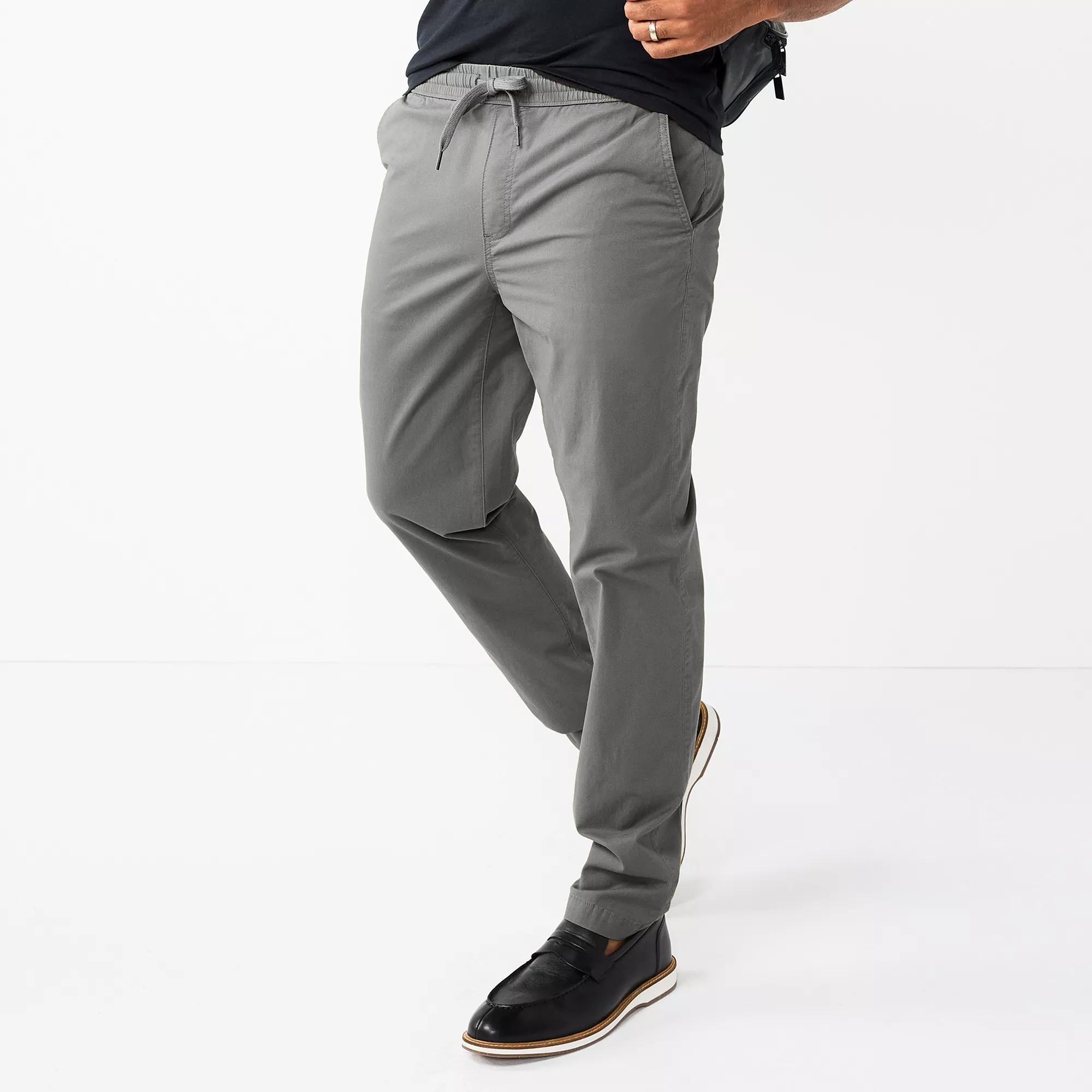 Men's Sonoma Goods For Life® Slim-Fit Pull-On Pants, Size: Large, Castle Rock Product Image