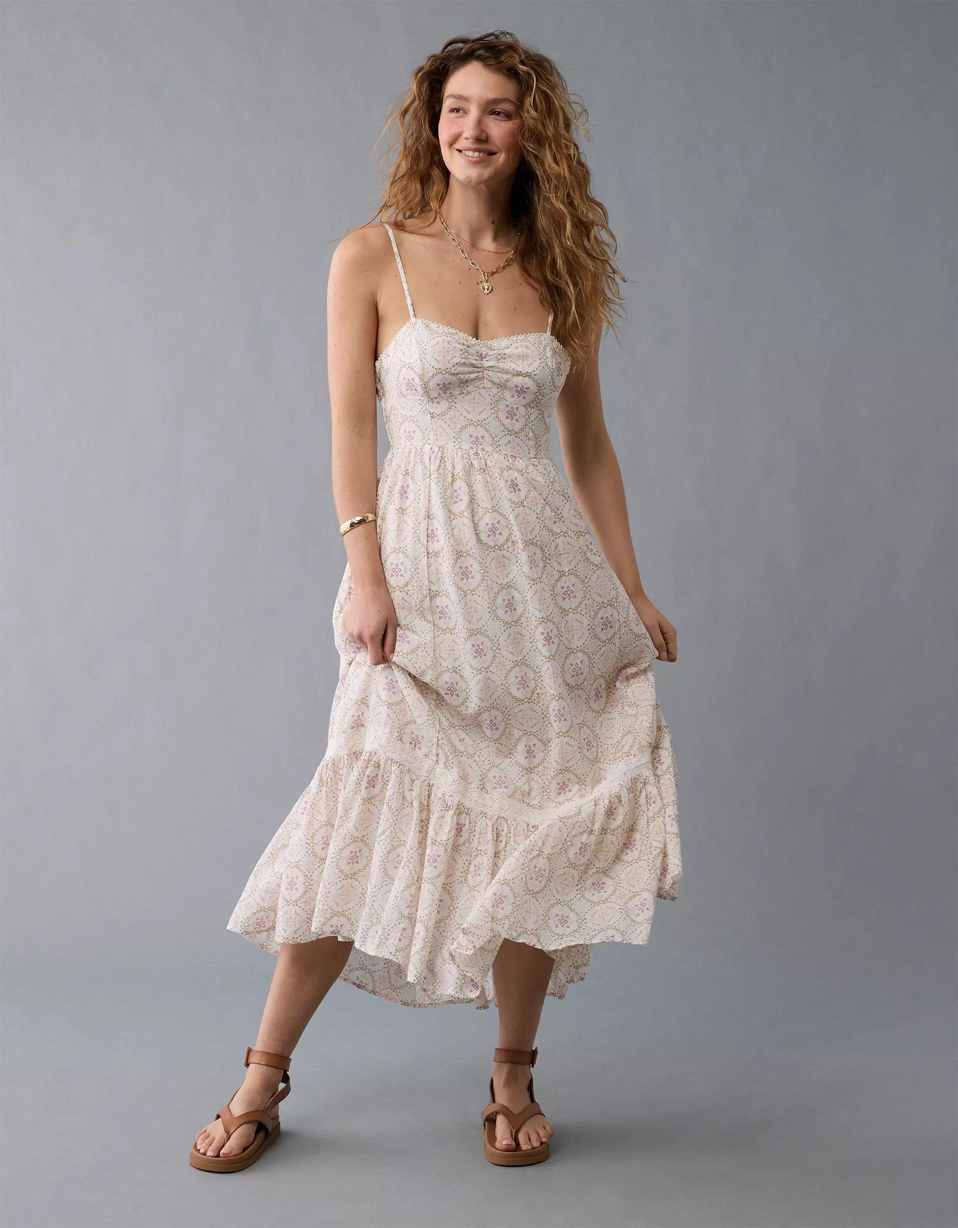 AE Catie Corset Midi Dress Product Image