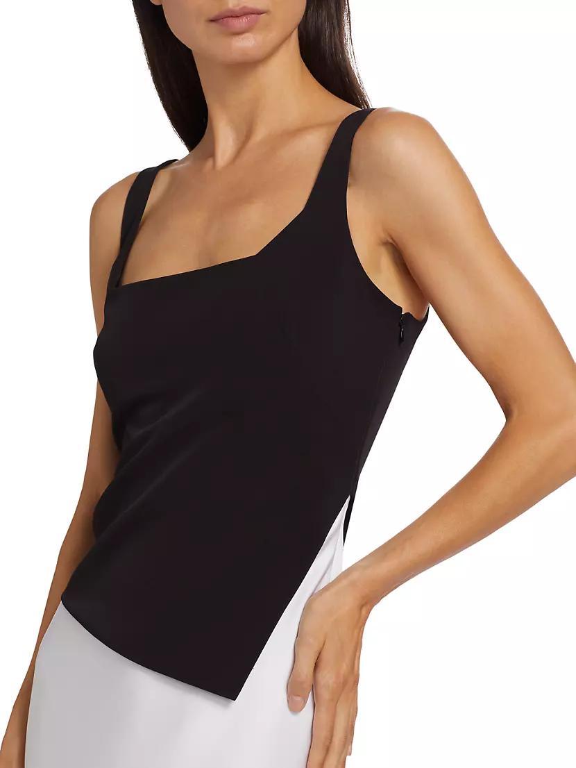 Kamila Two-Tone Asymmetric Gown Product Image