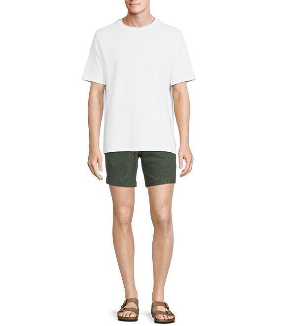 Rowm Flat Front Solid Terry 7#double; Inseam Shorts Product Image