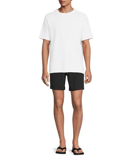 Rowm Flat Front Solid Terry 7#double; Inseam Shorts Product Image