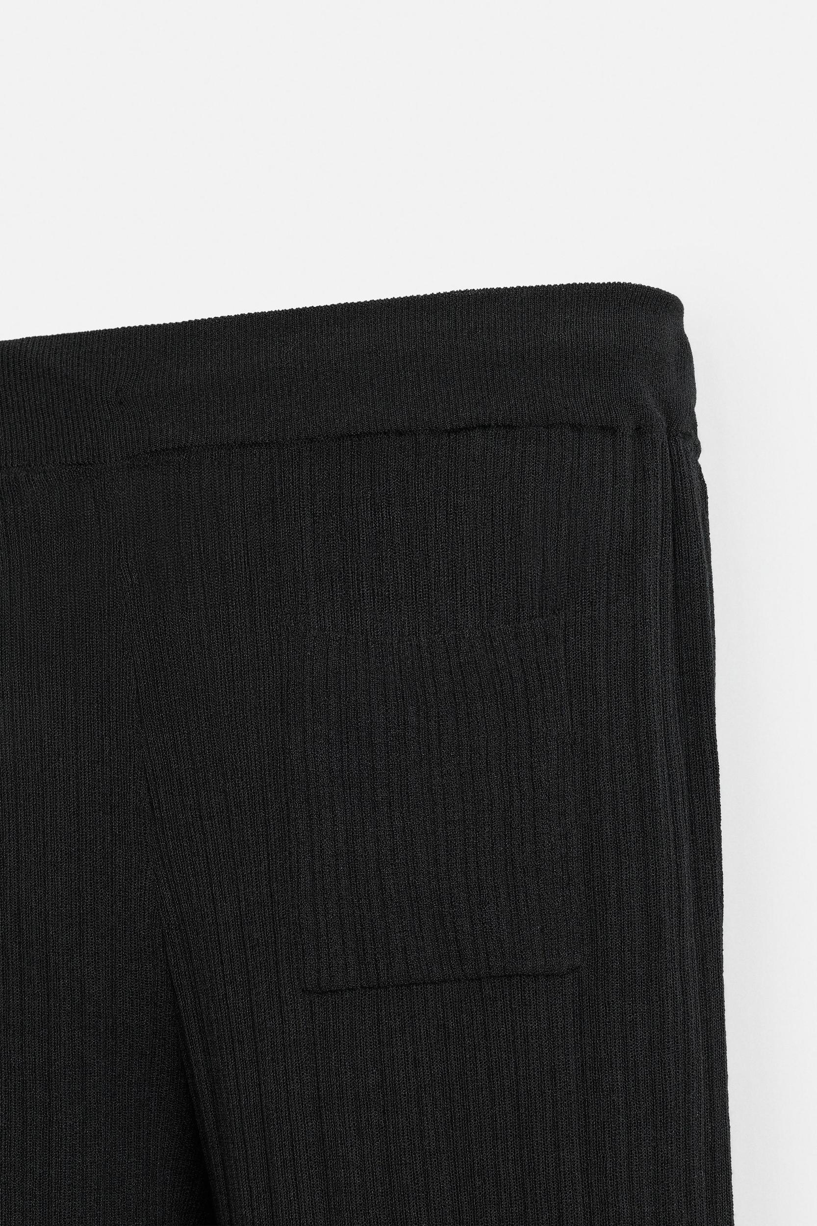 STRUCTURED KNIT PANTS Product Image